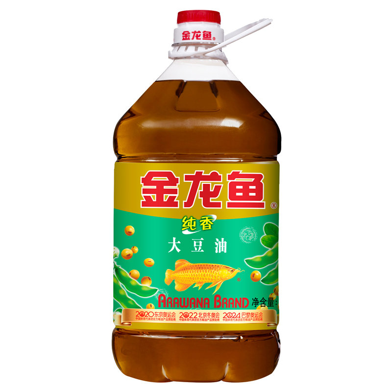 金龙鱼纯香营养大豆油5l桶装 煎炒烹炸 家庭食用油