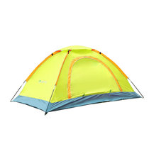 凹凸 听风 篷户外双人双开门压胶帐篷2人野营帐篷沙滩帐篷AT6508(草绿色)