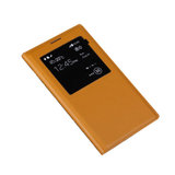 爱您纳（Aainina）三星note3手机壳N9008保护套n9009智能皮套(黄色)