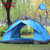 3-4人单层自动速开帐篷户外旅行帐篷tp2305(双人天蓝色)