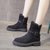 SUNTEK雪地靴女2021年新款一体冬季加绒加厚防水防滑厚底保暖棉鞋子(40 黑色系列3)