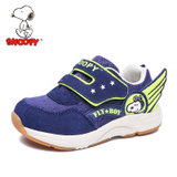 史努比童鞋Flying Ace系列健康机能鞋舒适儿童机能鞋宝宝学步鞋S7111819(23码/139mm 深蓝)
