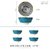 波西米亚碗碟套装创意陶瓷餐具饭碗汤面大碗家用手柄碗鱼盘餐盘子(波斯卡诺6.25英寸面碗（4个装）)