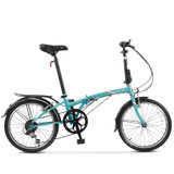 DAHON大行 通勤款20寸6速折叠休闲自行车 HAT060(天蓝色 高碳钢)