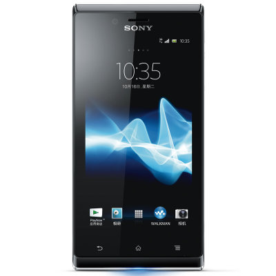 索尼（SONY）ST26i 3G手机（黑色）WCDMA/GSM