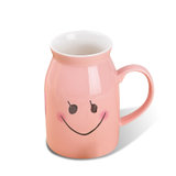 冠京 陶瓷牛奶杯马克杯骨瓷卡通创意情侣杯茶水杯子新款9.9(粉红)
