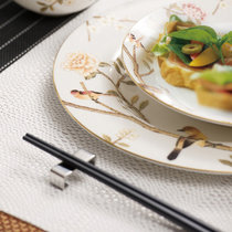 多样屋（TAYOHYA）新骨瓷餐具4人份餐具带筷子带餐垫自用送礼 喜上眉梢16头(默认 默认)
