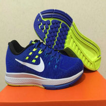 耐克男跑鞋NIKE登月19代Zoom structure19登月系列女鞋网面透气超轻跑步鞋运动情侣鞋(宝蓝 42)