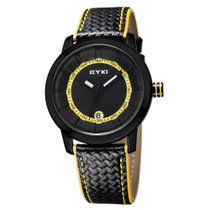 艾奇(EYKI) 都市活力男表 帅气时装手表(黄色 皮带)