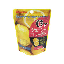 日本直邮 UHA悠哈味觉胶原蛋白维他命C果汁软糖40g(柠檬味)