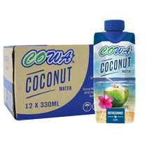 COWA椰子水330mL*12 马来西亚进口COWA饮料整箱椰水椰汁