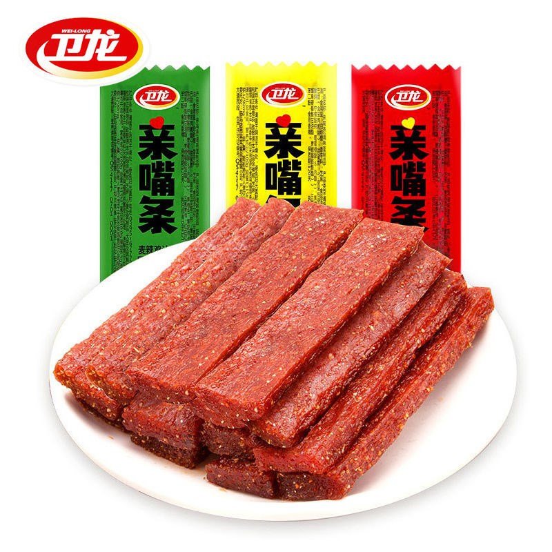 卫龙 亲嘴条辣条散装混合称重超市同款川香风味小零食休闲食品卫龙