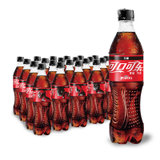 可口可乐零度无糖零卡汽 碳酸饮料500ml*24瓶整箱装 可口可乐公司出品 新老包装随机发货