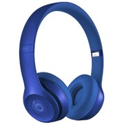 Beats Solo2 独奏者第二代 头戴式贴耳耳机 纯蓝色 带麦【真快乐自营，品质保证】