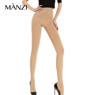 曼姿MANZI 秋冬压力纤腿提臀修身连裤袜 天鹅绒美腿显瘦丝袜 脚部透明 400D 美腿显瘦防勾丝通勤女袜子805763(肉色 均码) 曼姿MANZI 秋冬压力纤腿提臀修身连裤袜 天鹅绒美腿显瘦丝袜 脚部透明 400D 美腿显瘦防勾丝通勤女袜子805763(肉色 均码)