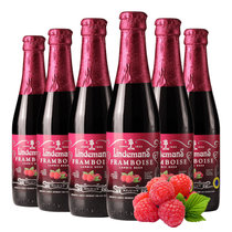Lindemans林德曼（Lindemans）山莓啤酒 组合装 250ml*6瓶 精酿果啤 比利时进口