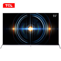 TCL 55C66黑 55英寸 4K超高清 全生态HDR  圆角全面屏 全场景AI 电视