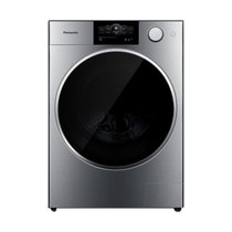 松下 XQG100-P1DL 阿尔法10kg洗烘一体高端滚筒洗衣机保时捷设计纳诺怡光动银自动投放 银色