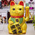 陶瓷电动创意摆件陶瓷猫(11寸)(17寸)