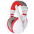 硕美科 声籁(Salar) KX200 台式CF LOL游戏头戴式耳麦带麦(白红色)