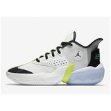 Nike耐克乔丹JORDAN AIR REACT威少简版气垫减震AJ男子篮球鞋跑步鞋CK6617-103(白色 40)