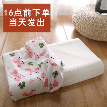 JIAOBO娇帛 儿童枕头乳胶颈椎枕花色随机（新疆西藏青海不发货）(女童花色随机)