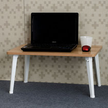 简爱空间 Simlo 多功能折叠桌 笔记本折叠电脑桌床上写字台学习桌书桌SXZ2020(水胡桃)