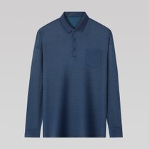 啄木鸟(TUCANO)秋季男式商务休闲修身翻领舒适百搭简约polo衫52蓝 微弹舒适百搭简约商务