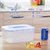 保鲜盒长方形塑料透明带盖冰箱密封收纳厨房微波炉食品饭盒便当盒