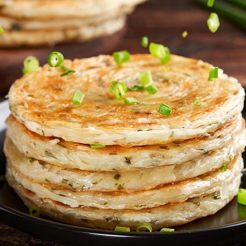 葱香四溢宗老上海风味葱油饼家庭装20片葱香手抓饼面饼煎饼早餐葱油饼