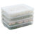 御良材 四盖四层饺子盒(透明)冰箱保鲜收纳盒 长方形冷冻水饺盒 混沌速冻食物YPP-JZH-PG04T