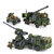 军事拼装积木玩具野战部队战舰变形导弹飞机男孩6-12岁(84039)