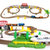 沙漠式托马斯电动轨道火车套装小火车头汽车男孩女孩声光积木宝宝亲子互动比赛竞技儿童玩具和谐号动车组多功能礼品(77件套)