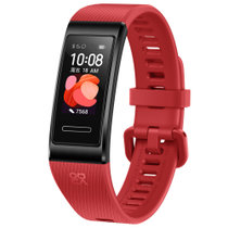 华为手环4 Pro 运动手环 智能手环（血氧饱和度检测+NFC智能刷卡+触控彩屏+50米防水+GPS+适配安卓IOS)蜜语红