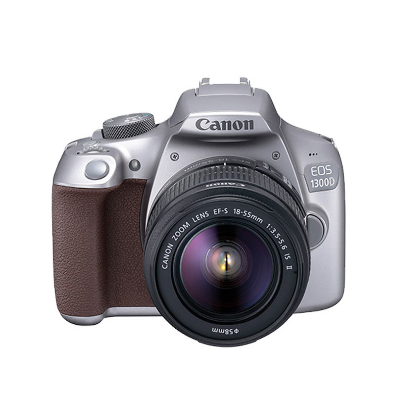 单反相机canon佳能eos1300d套机单反数码照相机金属灰限量版套机18