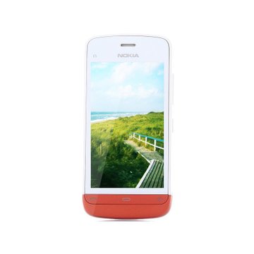 诺基亚（NOKIA）C5-06手机（白橙色）非定制机