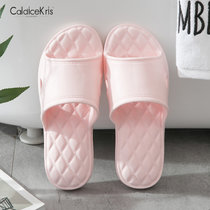 CaldiceKris（中国CK）EVA柔软无味家居室内拖鞋女款CK-TX810(粉红色 39)