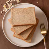 黑麦吐司500g无蔗糖全麦粗粮面包早餐糕点休闲零食(无蔗糖)