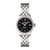 天梭/Tissot手表 力洛克系列 钢带机械女表T41.1.183.33(银壳黑面白带 钢带)