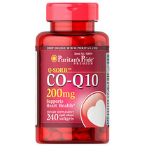 普丽普莱Puritan's Pride辅酶Q10软胶囊200mg*240粒海外购自营保健品