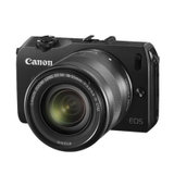 佳能（Canon）EOS M2双头套机(EF-M 18-55mm，EF-M 22mm，90EX闪光灯)(黑色 优惠套餐一)