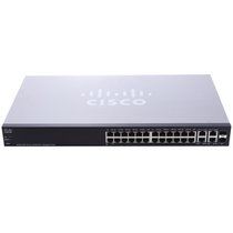 思科（CISCO）SF300-24PP-K9-CN 24口百兆全网管PoE 交换机