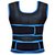 诚悦负重沙袋背心隐形薄款黑色20kgCY-281 男女可调节重量健身训练装备套装运动跑步沙衣(蓝色包边)