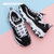 Skechers斯凯奇女鞋 2022春季新款运动鞋时尚厚底熊猫鞋休闲鞋66666179-BKW(黑色 36)
