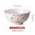 日式汤面碗高脚陶瓷家用创意个性小清新卡通手绘吃面大碗可爱单个(8英寸螺纹红锦鲤猫[适合家庭盛汤 放水果])