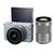 佳能（Canon）EOS M10 微型单电双头套机(EF-M 15-45mm+EF-M 55-200mm）(银色 套餐二)