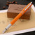 毕加索（PIMIO）916马拉加铱金笔8色可选土豪金钢笔1.0MM美工笔商务墨水笔礼盒(橙色钢笔)