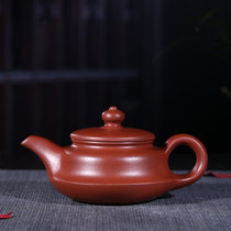 宜兴紫砂壶 原矿大红袍 碧玉壶 容量170毫升 新品茶具