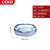 CCKO烟灰缸家用创意个性潮流创意办公室轻奢客厅时尚ins风大气玻璃CK9200(13cm鼓形烟灰缸（蓝色BL）)