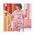 红腾新品睡衣女夏季韩版宽松可爱短袖中长款睡裙荷叶边女士家居服(P21044 XL)
